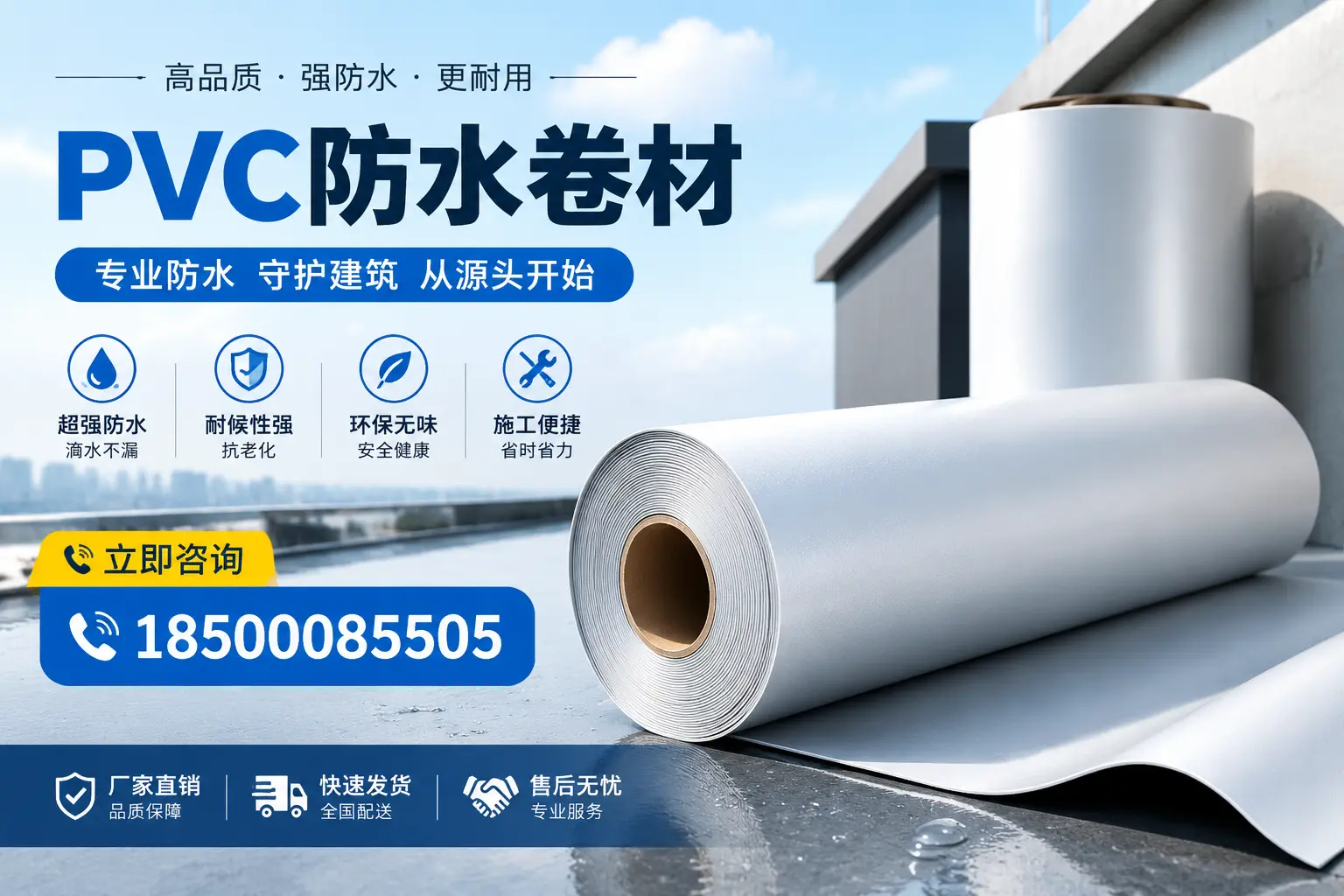 如何评估PVC防水卷材的性价比?唐山消费者必看
